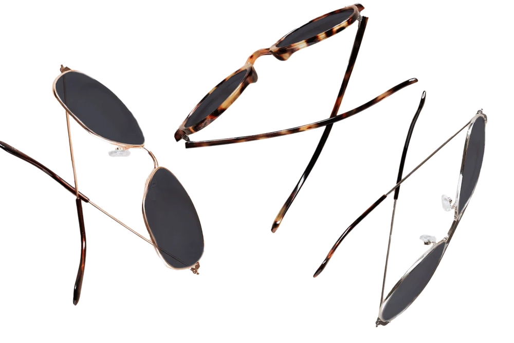 Custom Sunglasses Prescription (Grey), 3 different frames