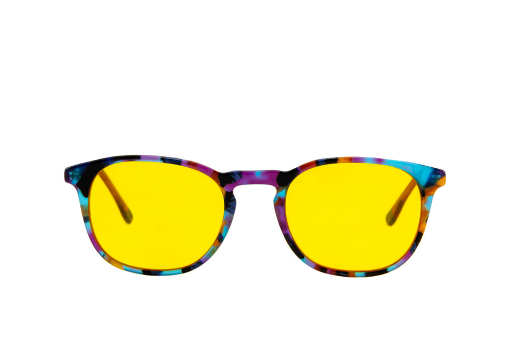 Elsa Light Sensitivity Glasses Readers Front View